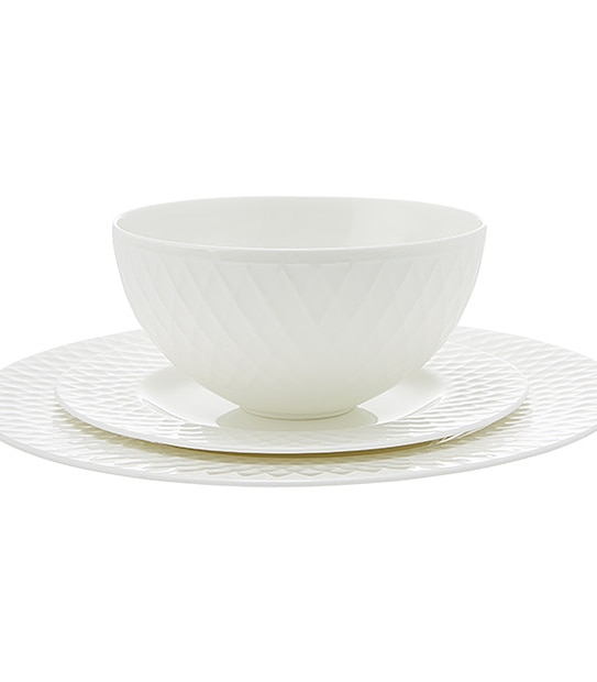 SOHO Diamond Fine Bone China 12 Piece Dinner Set