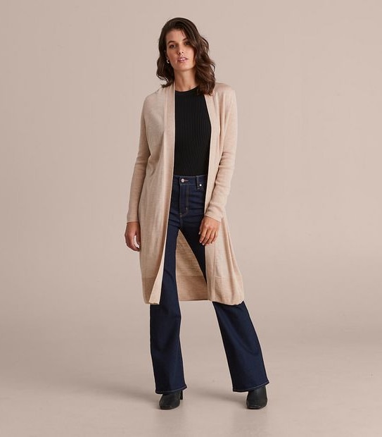 Preview Merino Wool Edge To Edge Cardigan