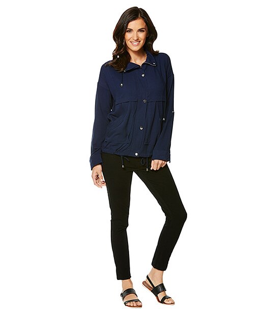 Crop Anorak - Navy | Target Australia