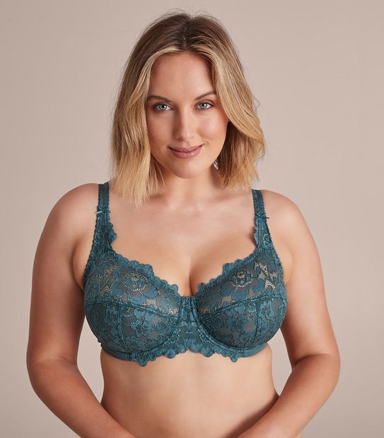 Fuller Figure Embroidered Lace Underwire Bra – Target Australia