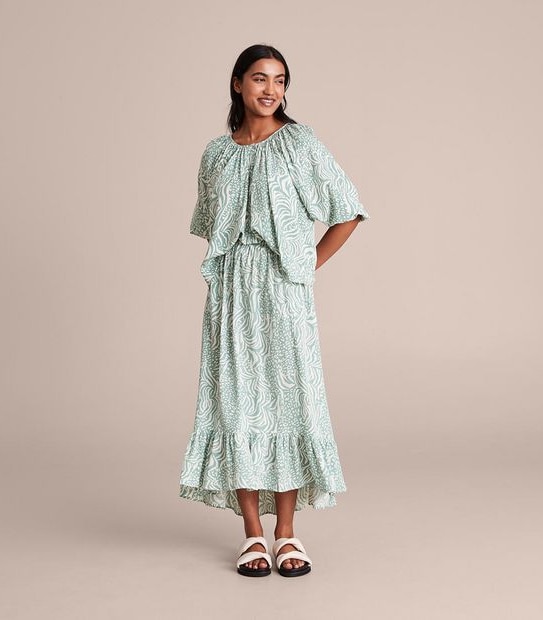 3/4 Sleeve Peasant Blouse