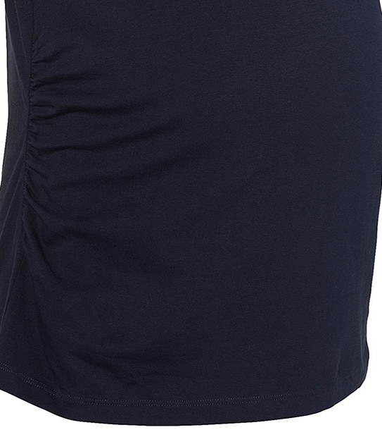 Basic Maternity T-Shirt - Navy Blue 3 of 3
