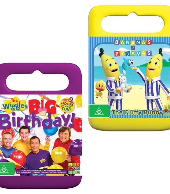 Bananas In Pyjamas: Fluffy Bunny + The Wiggles: Big Birthday DVD Bundle