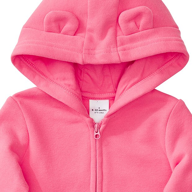 Basic Zip Up Hoodie With Ears Target Australia