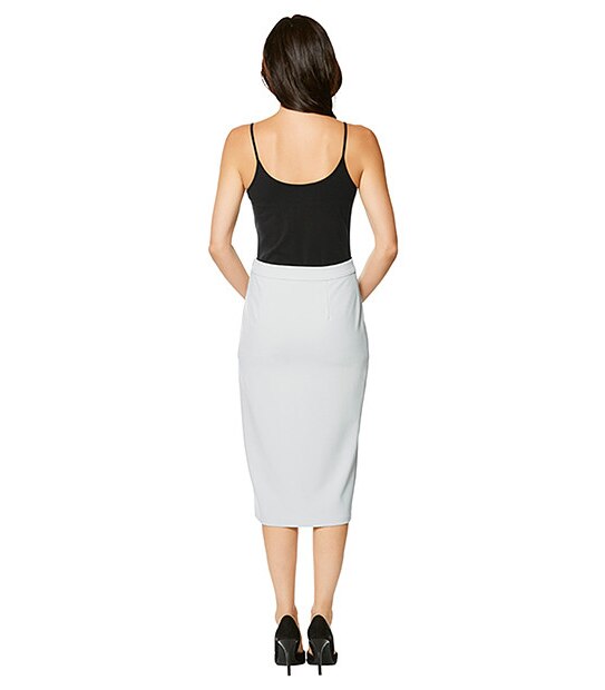 Longline Wrap Skirt - Microchip