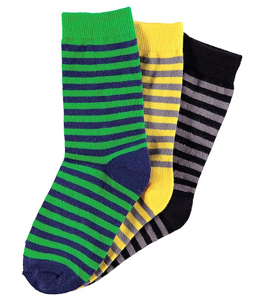 Boys' 3 Pack Crew Socks 1 of 1