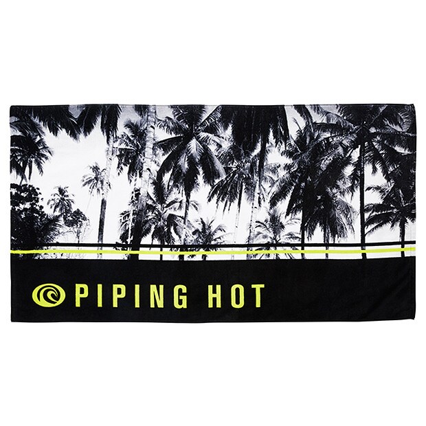 Piping Hot Palms Velour Beach Towel