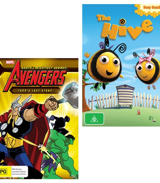 The Hive: Busy Buzzing + The Avengers: Thors Last Stand DVD Bundle