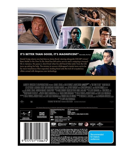 No Time To Die - DVD