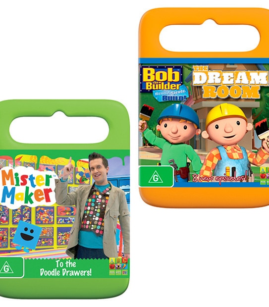 Bob The Builder: The Dream Room + Mister Maker To the Doodle Drawers DVD Bundle