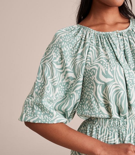 3/4 Sleeve Peasant Blouse