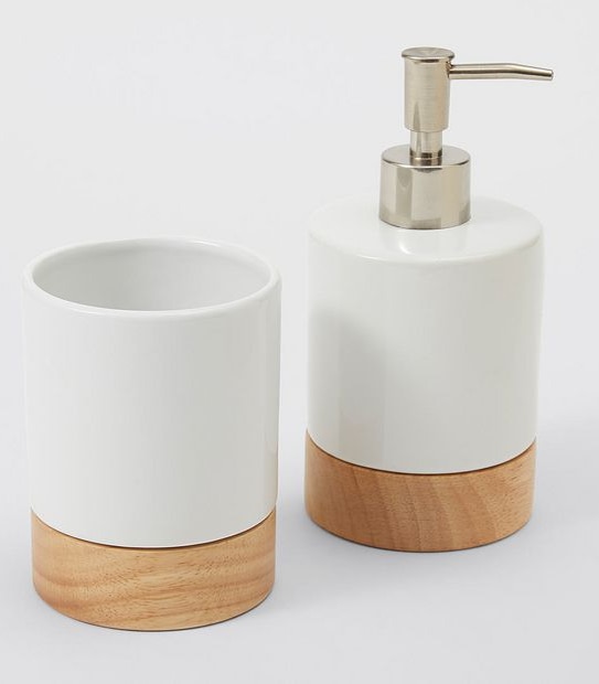 Wood Base Soap Dispenser