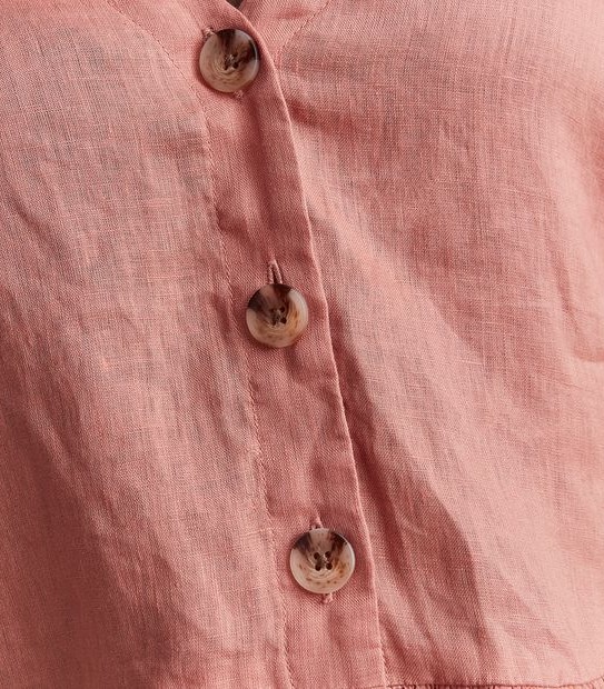 Curve 3/4 Sleeve V-Neck Blouse