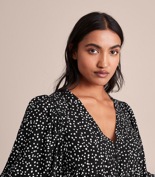 Full Sleeve Button Through Maxi Dress