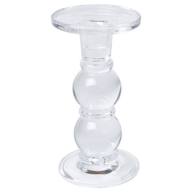 Bobble Glass Candle Holder Large Target Australia