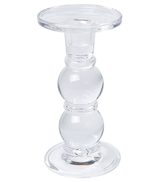 Bobble Glass Candle Holder - Large