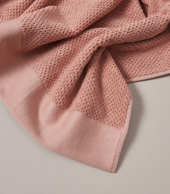 Flynn Cotton and Viscose derived from Bamboo Bath Towel - Blush