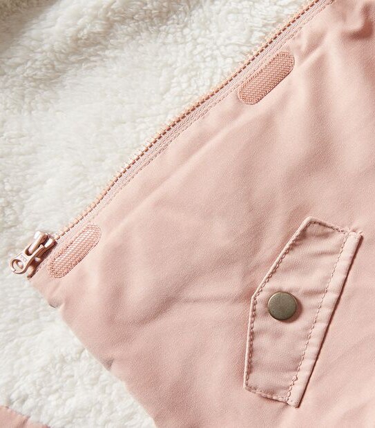 Baby Fur Trim Hooded Parka
