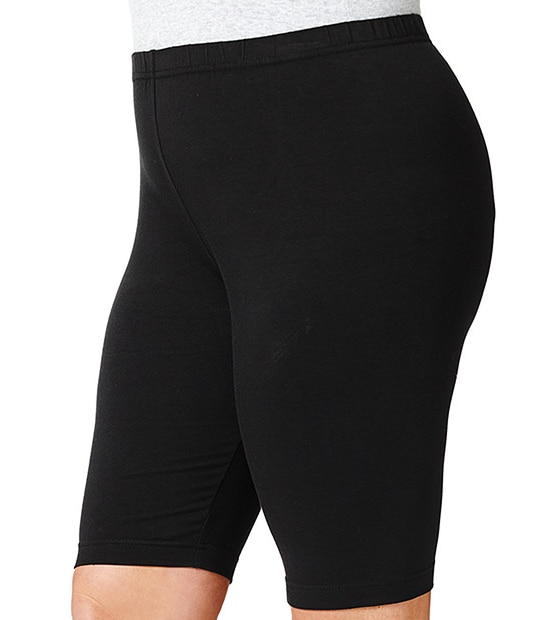 Belle Curve Bike Shorts - Black