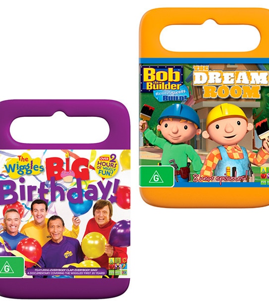 Bob The Builder: The Dream Room + The Wiggles: Big Birthday DVD Bundle