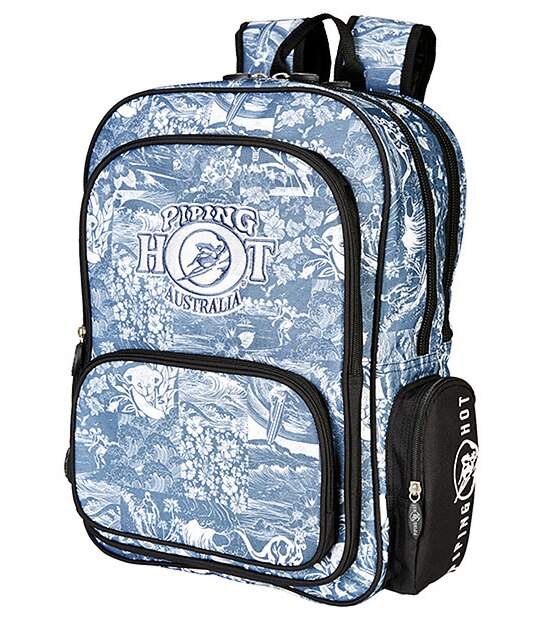Piping Hot Backpack & Bonus Set - Blue/Black