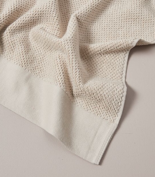 Flynn Cotton and Viscose derived from Bamboo Bath Sheet - Parchment