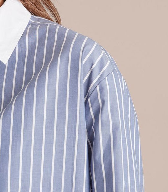 Lily Loves Oversized Contrast Collar Shirt
