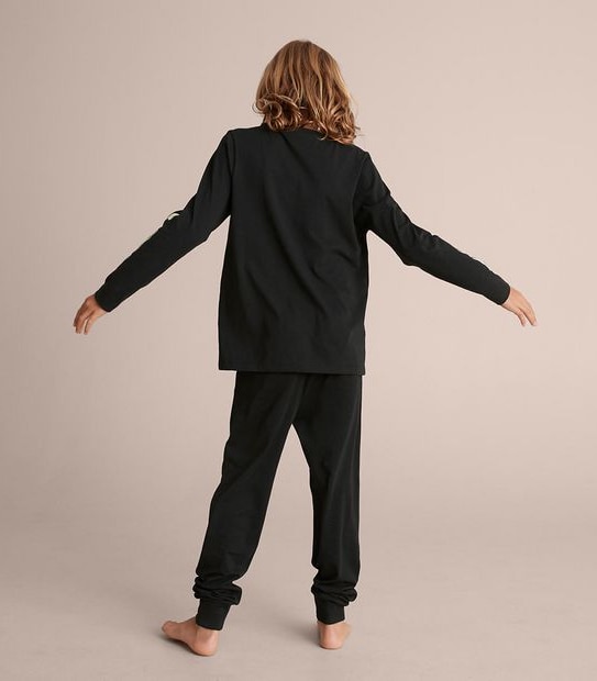 Unisex Kids Family Matching Glow In The Dark Skeleton Pyjama Set