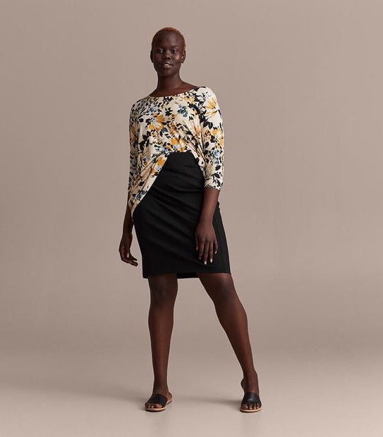 Curve Ponte Skirt