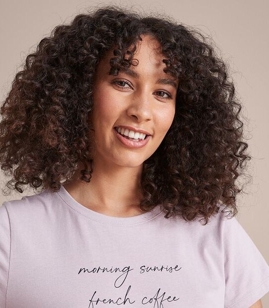 Printed Sleep Slogan T-Shirt