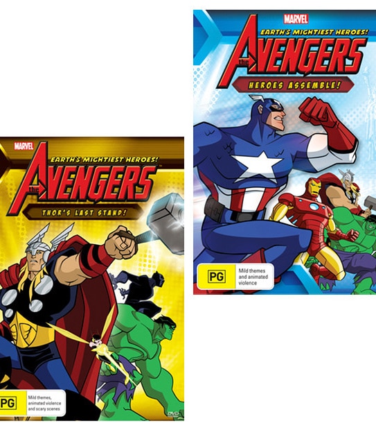 The Avengers: The Heroes Assemble + The Avengers: Thors Last Stand DVD Bundle