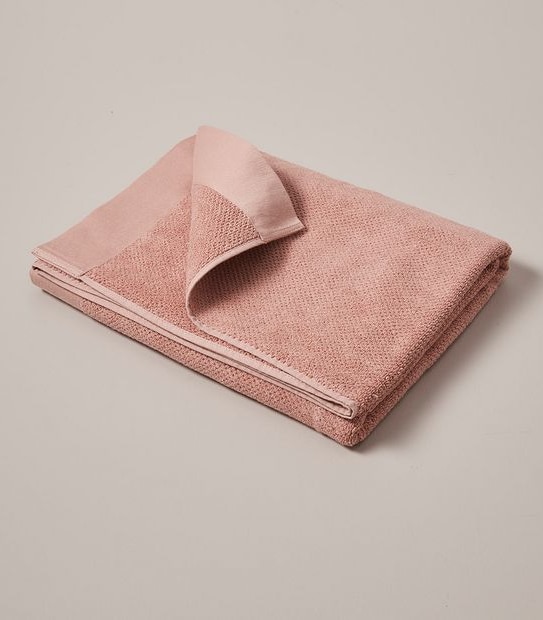Flynn Cotton and Viscose derived from Bamboo Bath Sheet - Blush 