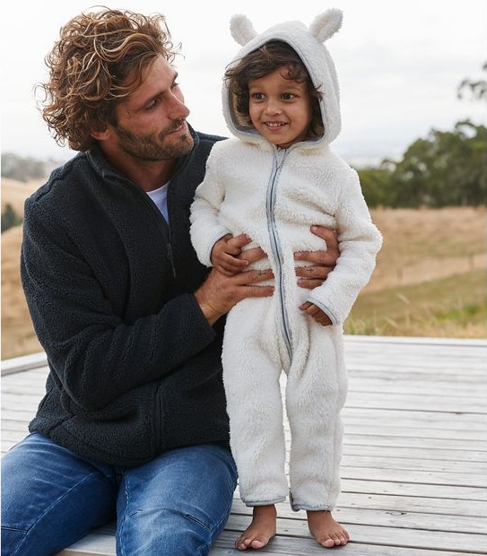 Baby Novelty Fleece Coverall