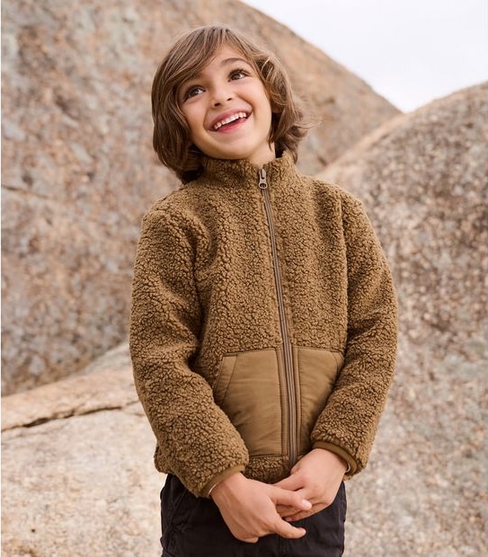 Zip Thru Teddy Fleece Jacket