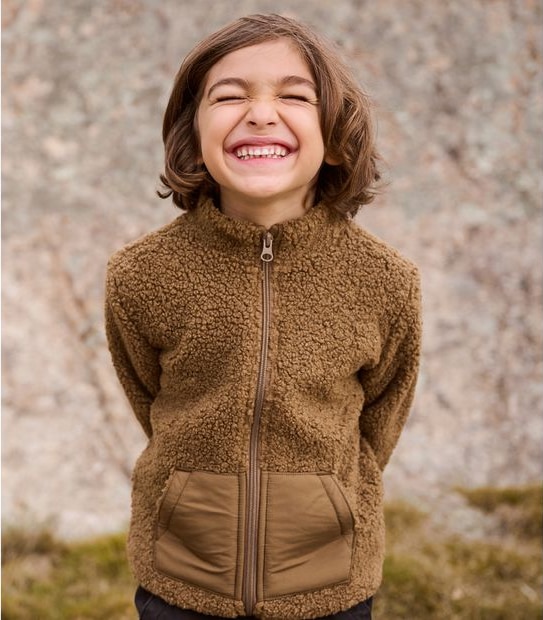 Zip Thru Teddy Fleece Jacket