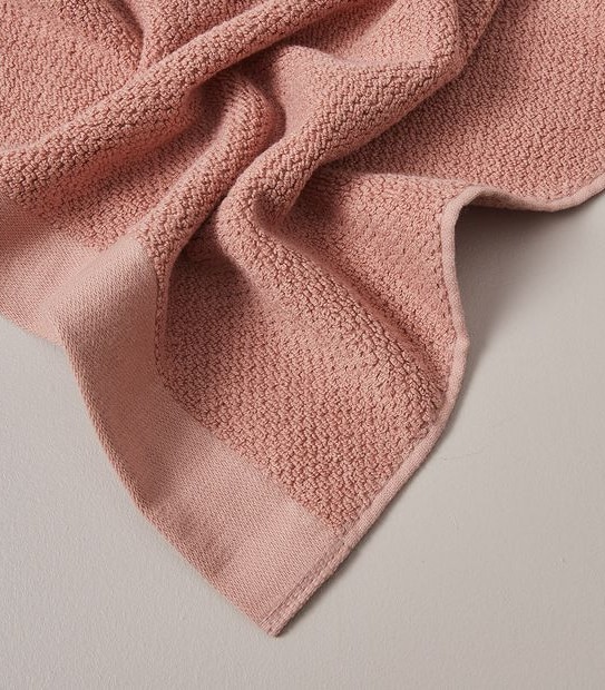 Flynn Cotton and Viscose derived from Bamboo Hand Towel - Blush