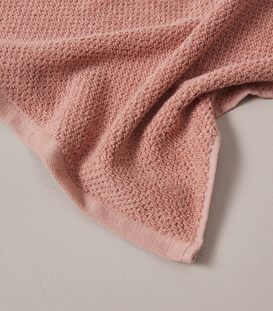Flynn Cotton and Viscose derived from Bamboo Face Washer - Blush
