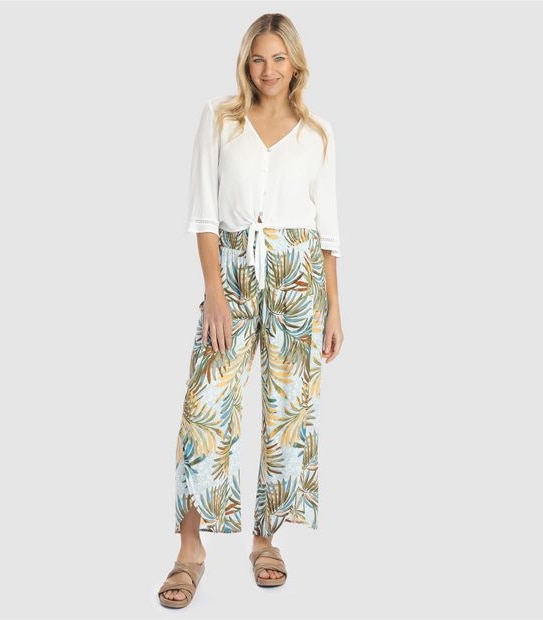 Piping Hot Kimono Sleeve Blouse
