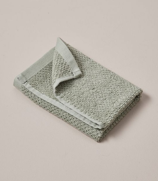 Flynn Cotton And Bamboo Viscose Face Washer Eucalyptus Target Australia