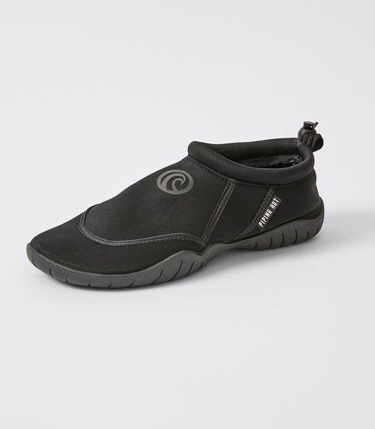 Piping Hot Aqua Socks - Black