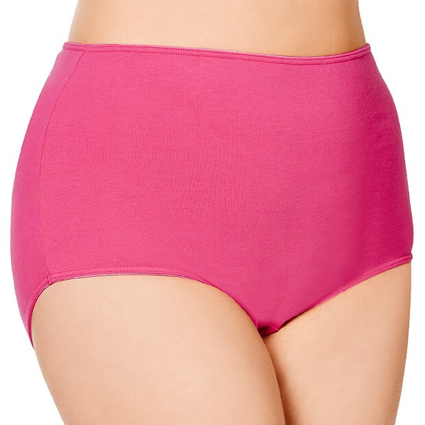 Fuller Figure SpaFX Full Briefs - Pink Cabaret