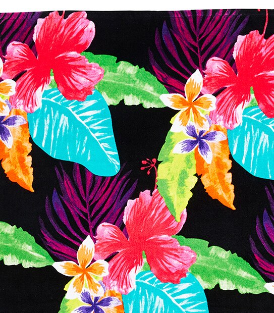Piping Hot Tropicana Velour Beach Towel