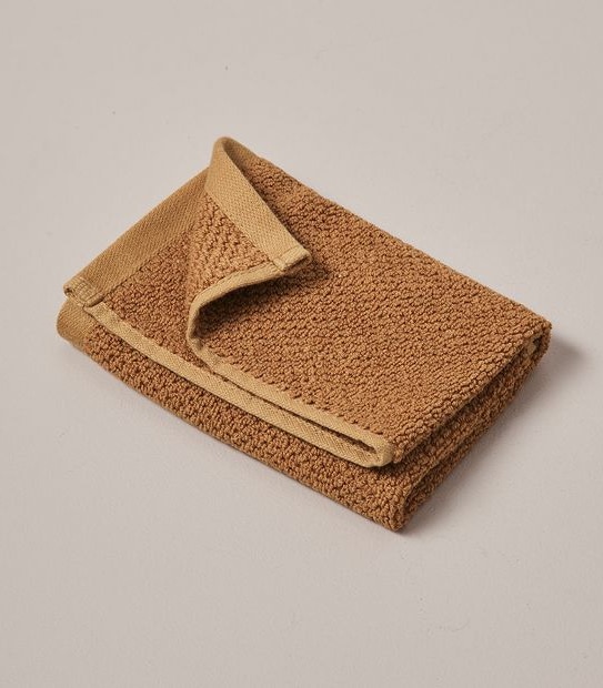 Flynn Cotton and Viscose derived from Bamboo Face Washer - Turmeric