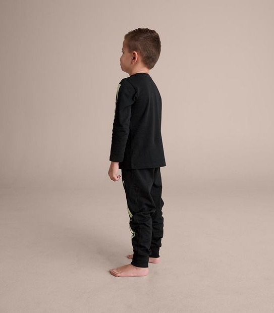 Unisex Kids Family Matching Glow In The Dark Skeleton Pyjama Set