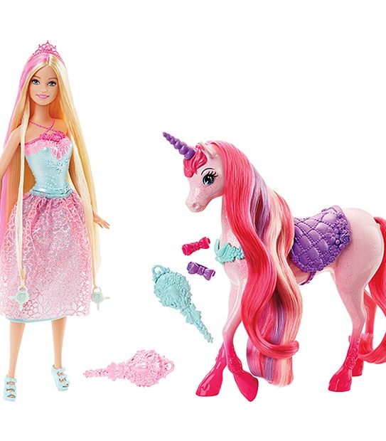 Barbie&reg; Endless Hair Kingdom Barbie Doll & Unicorn