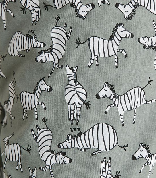 Extended Sizing Printed Sleep Jogger Pants