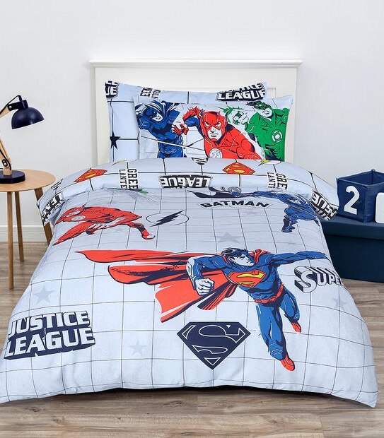 Justice League Heroes Quilt Cover Set