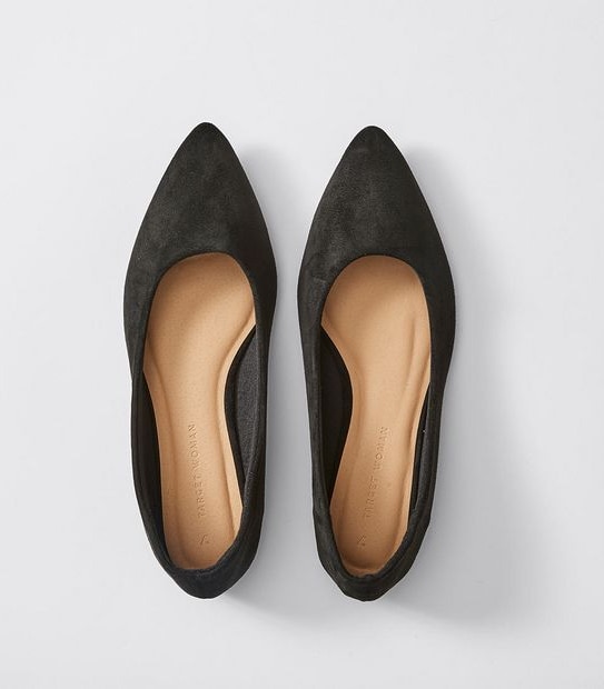 Womens Folly Pointed Ballet Flats