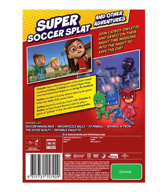 PJ Masks: Super Soccer Splat - DVD