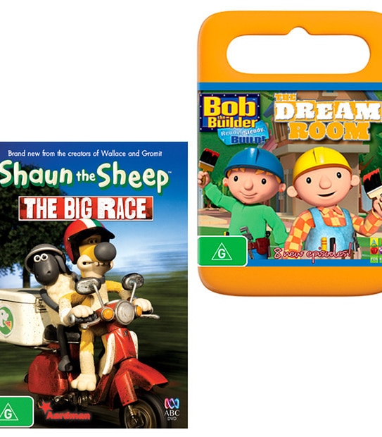 Bob The Builder: The Dream Room + Shaun The Sheep: The Big Race DVD Bundle